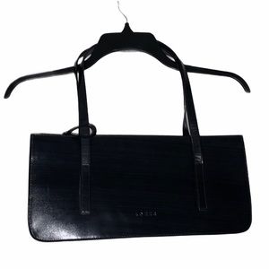 Lozza black structured shoulder bag Y2K